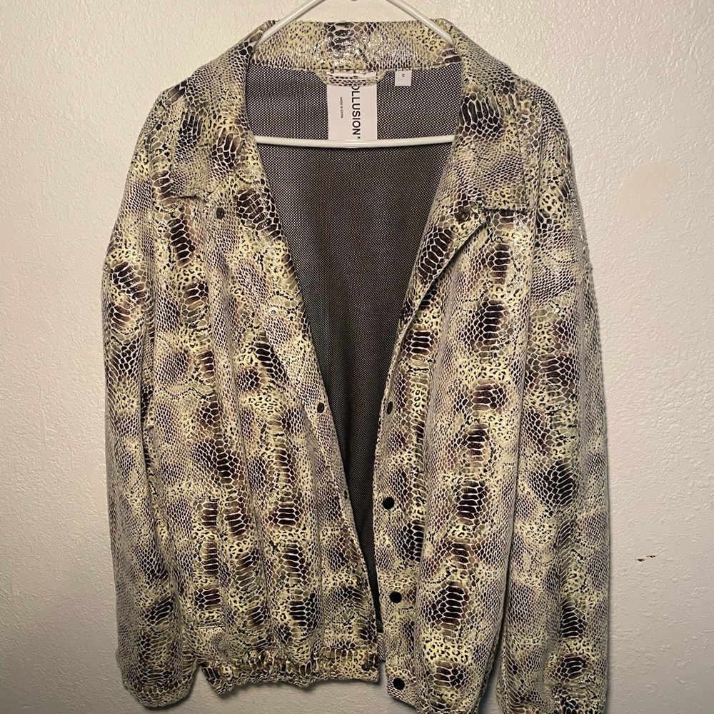 Men’s Snakeskin Jacket. Asos Collusion Brand. Never worn!!